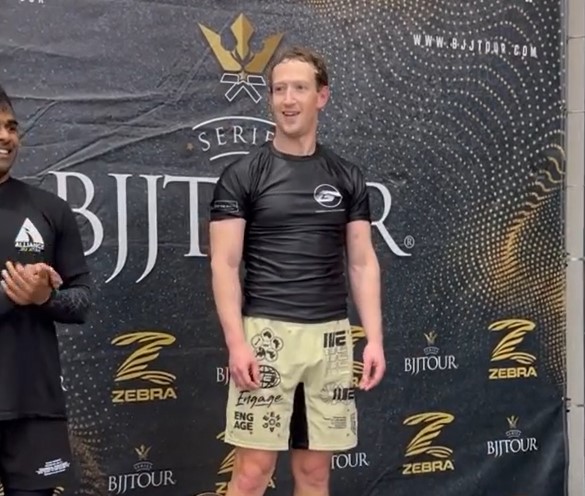 Mark Zuckerberg Takes the Podium at Jiu-Jitsu Tournament in California ...